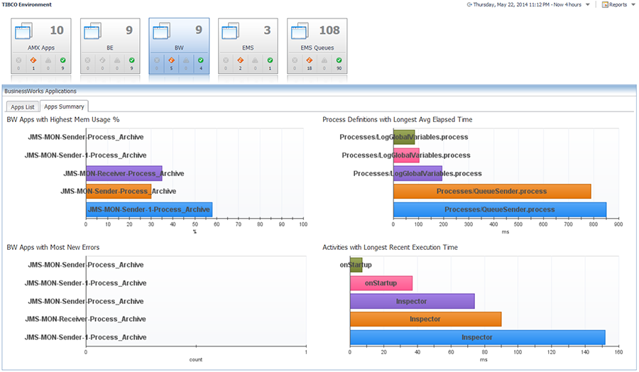 TIBCO Environment BW Perspective2